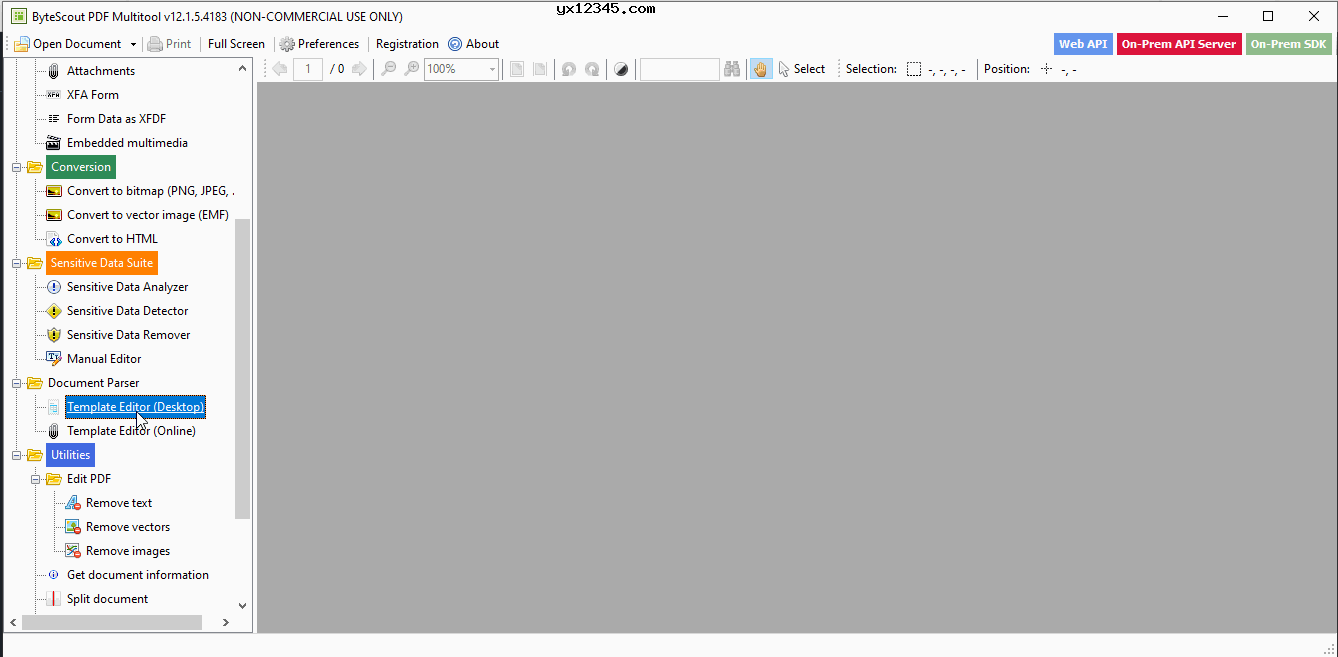 文档解析器编辑器