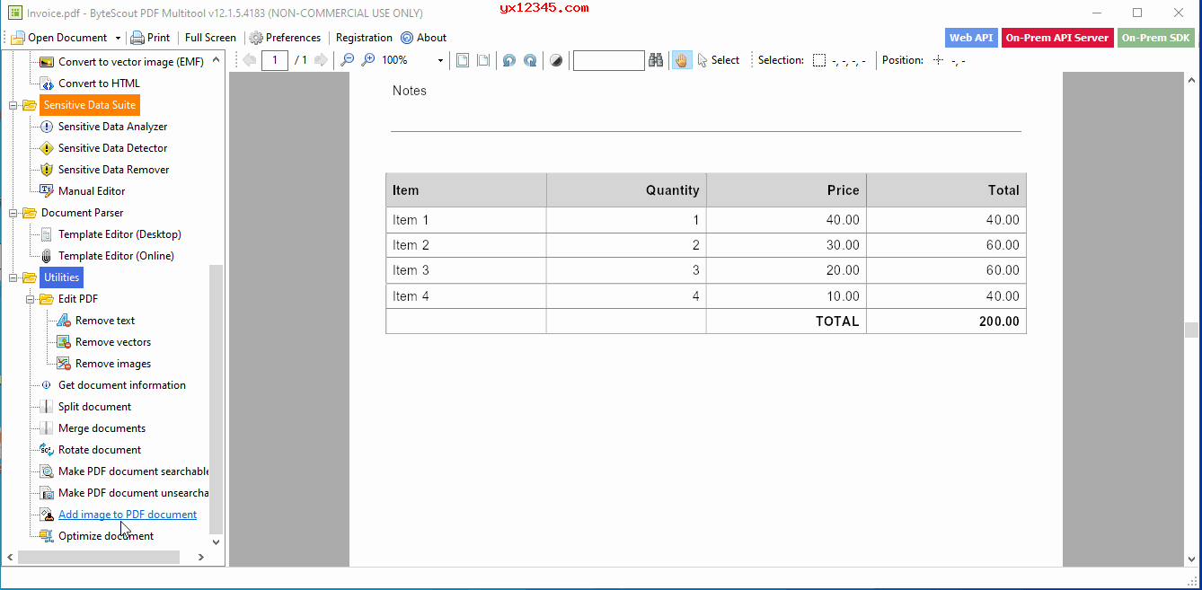 将文本或图像添加到 PDF 中